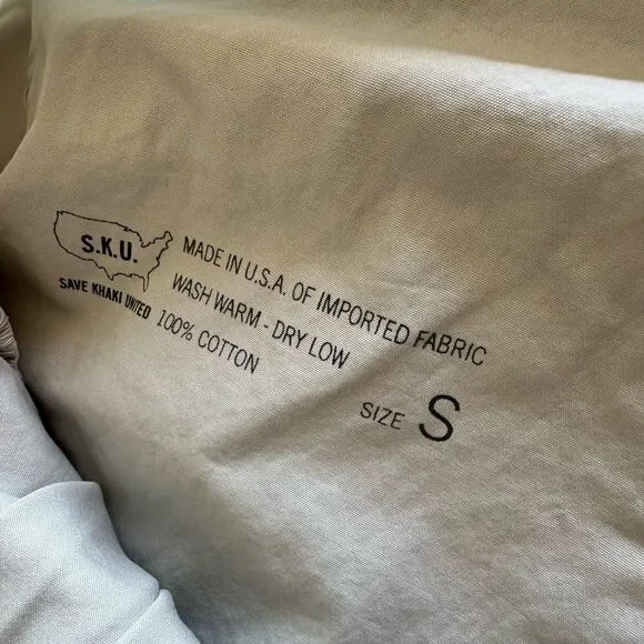 Save Khaki Cotton Pants - Picture 2 of 5